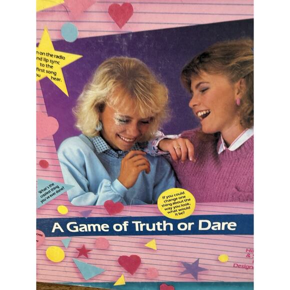 GIRL TALK Truth or Dare Board Game 100% COMPLETE w/ ZITS First Edition 1988 EUC - Picture 2 of 6